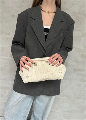 Rosalia big clutch Ivory Lace Pico 